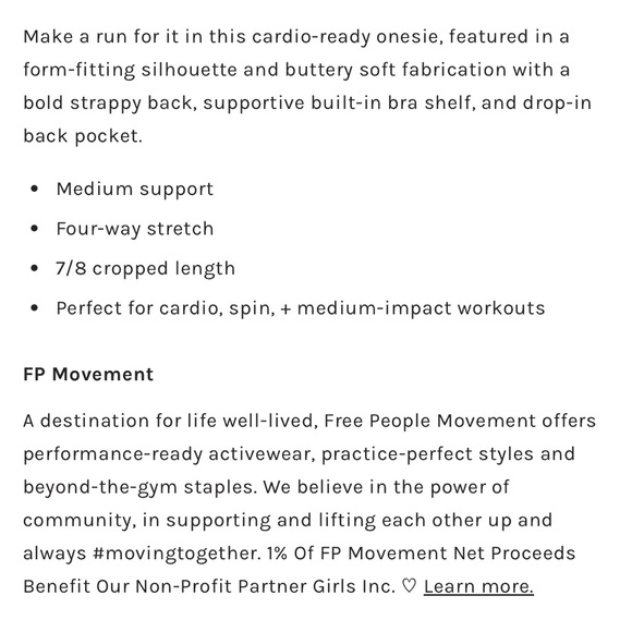 NEW Free People Movement Back It Up Onesie - Picture 7 of 12